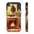 Warm Chirstmas Hearth - Impact Resistant Phone Case iPhone 8 Glossy
